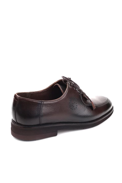 Benart 0605 Hakiki Deri Bağcıklı Günlük Erkek Ayakkabı - 6