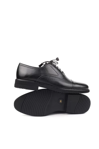 Benart 0137 Hakiki Deri Bağcıklı Günlük Erkek Ayakkabı - Resim 9