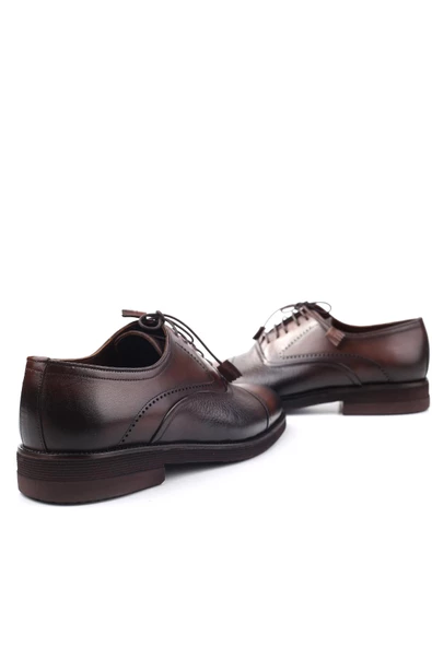 Benart 0137 Hakiki Deri Bağcıklı Günlük Erkek Ayakkabı - Resim 8