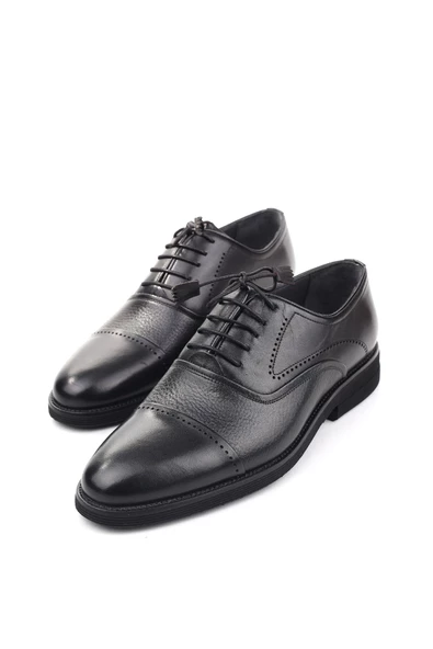 Benart 0137 Hakiki Deri Bağcıklı Günlük Erkek Ayakkabı - Resim 3