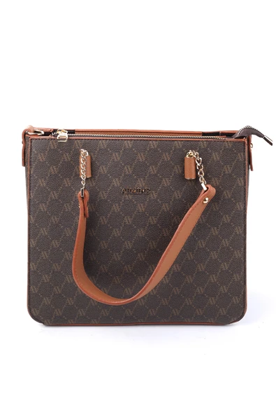 Armine 362 Nokta Baskılı Kadın El & Omuz Çantası ürün görseli 1