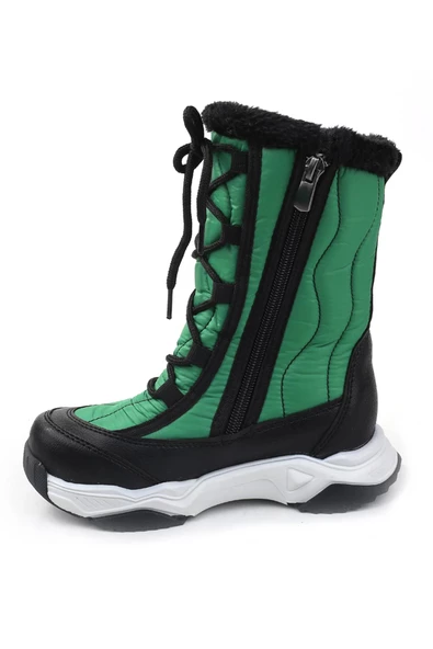 Walkenzo 5014 Kız Çocuk İçi Yünlü Termo Taban Kar Botu - 5