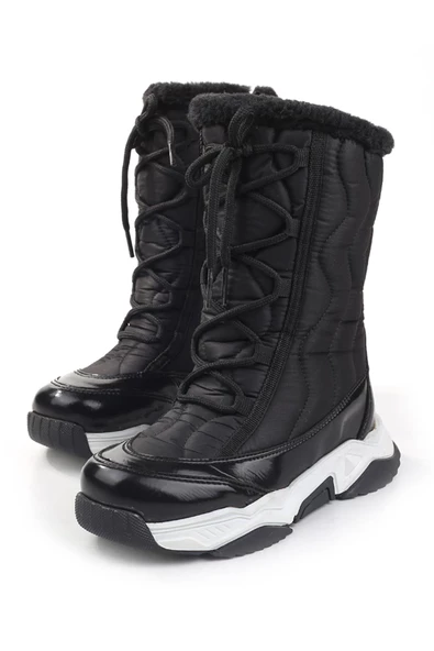 Walkenzo 5014 Kız Çocuk İçi Yünlü Termo Taban Kar Botu - 7