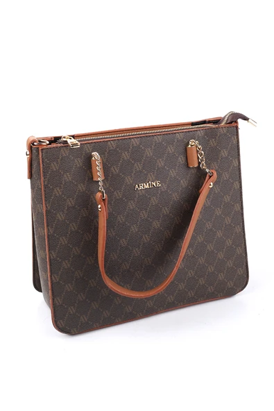 Armine 362 Nokta Baskılı Kadın El & Omuz Çantası - Resim 3