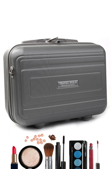 Travel Polo A1017 Kadın Makyaj El Valizi Seyahat Çantası - Resim 4