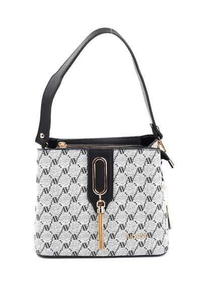 Armine 361-Nokta Baskılı Kadın El & Omuz Çantası - Resim 2