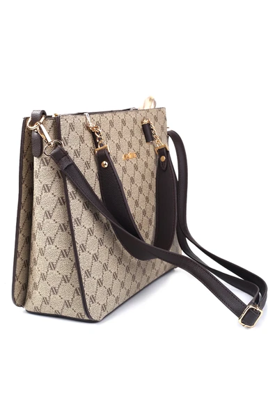 Armine 362 Nokta Baskılı Kadın El & Omuz Çantası - Resim 4