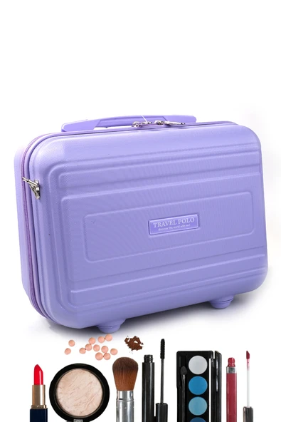 Travel Polo A1017 Kadın Makyaj El Valizi Seyahat Çantası - Resim 6