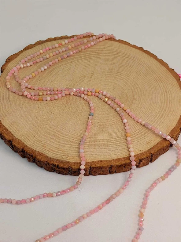 Morganit Taşı Dizi 3mm (45404) - Resim 3