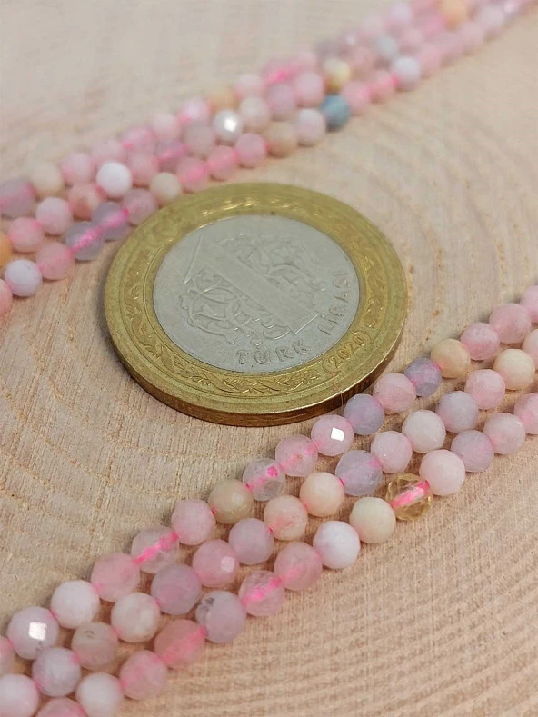 Morganit Taşı Dizi 3mm (45404) - Resim 2