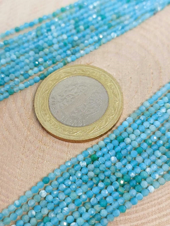 Amazonit Taşı Dizi 1.5mm (45408) - Resim 2