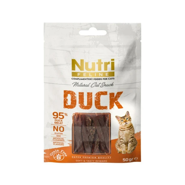 Nutri Feline Tahılsız 50 Gr Ördek Etli Kedi Ödülü 1 Adet