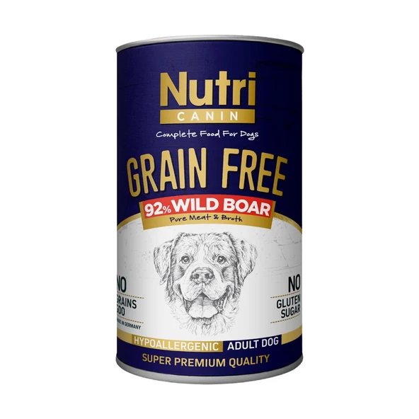 Adult %92 Domuz Etli Tahılsız 400Gr Yetişkin Köpek Yaş Maması 1 Adet - 4