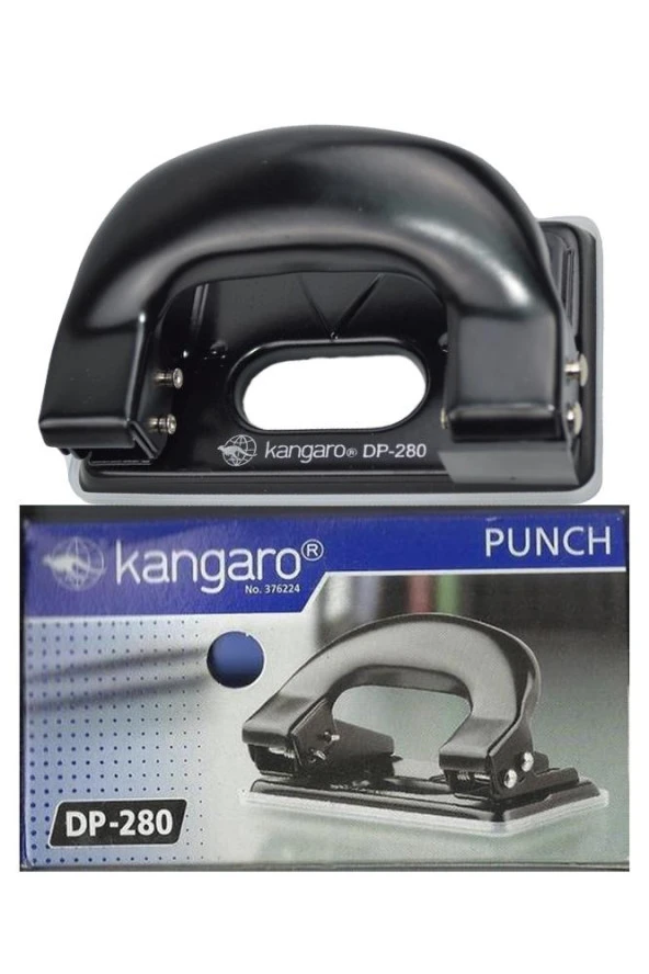 Delgeç Siyah Metal Gövde Delegeç Dp-280 1 Adet Ofis Büro Okul 11 Sayfa Kapasiteli