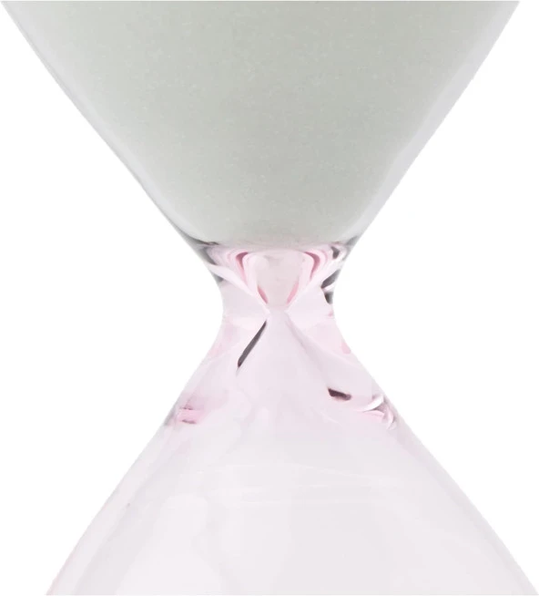 TFA Cam Kum Saati 15 Dakika Dekoratif Gri Pembe 19cm - 2