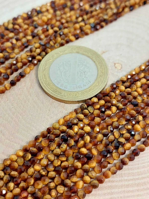 Kaplan Gözü Taşı Dizi 2mm (45414) - Resim 2