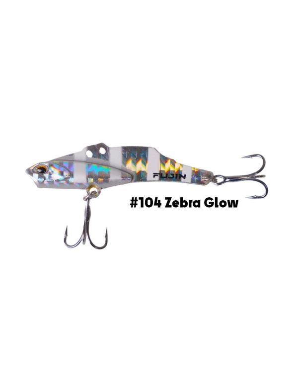Fujin Metal Vibe 50mm 10gr Vibrasyon 104 Zebra Glow
