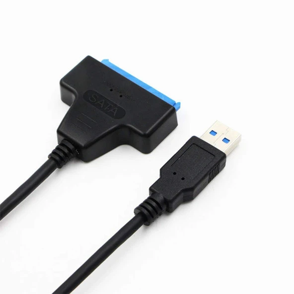 Ancheyn Usb 3.0 Yüksek Hızlı 2.5 İnç SATA SSD ve HDD Harddisk Kablosu 15 + 7 Pin 4469 - Resim 9