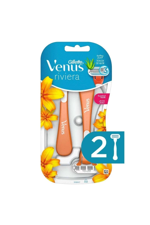 Gillette Venus Venus Riviera Kullan At Kadın Tıraş Bıçağı 2li