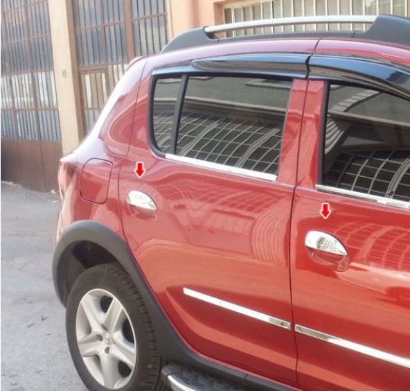 Dacia Sandero Stepway Kapı Kolu 4 Kapı Krom 2012 +