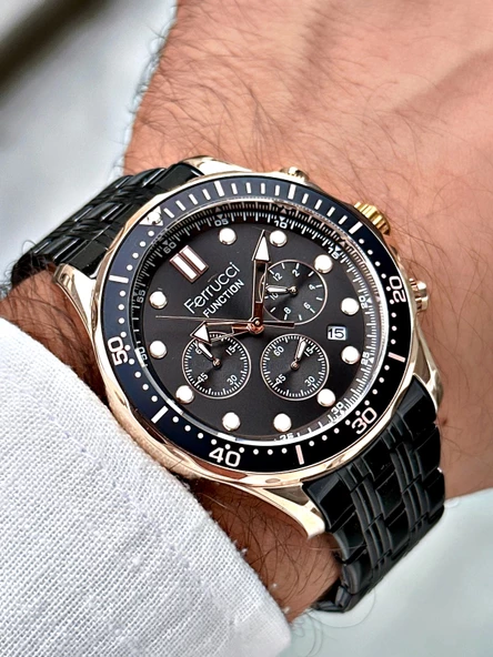 Ferrucci Function Çelik Kordon Erkek Kol Saati - Resim 4