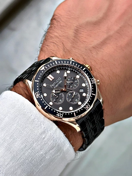 Ferrucci Function Çelik Kordon Erkek Kol Saati - Resim 3