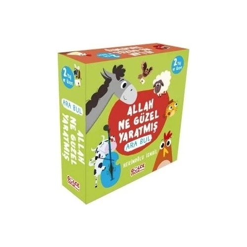 ALLAH NE GÜZEL YARATMIŞ ARA BUL 4 LÜ SET 2+YAŞ  GÜLCE ÇOCUK