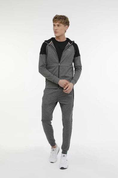 Lumberjack ML RENATO-CB 18SD1155 3PR Erkek Eşofman Üstü Gri Siyah S-XXL - 2