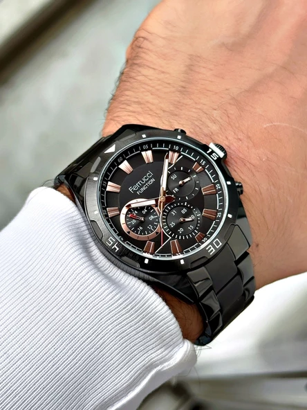 Ferrucci Function Çelik Kordon Erkek Kol Saati - Resim 4