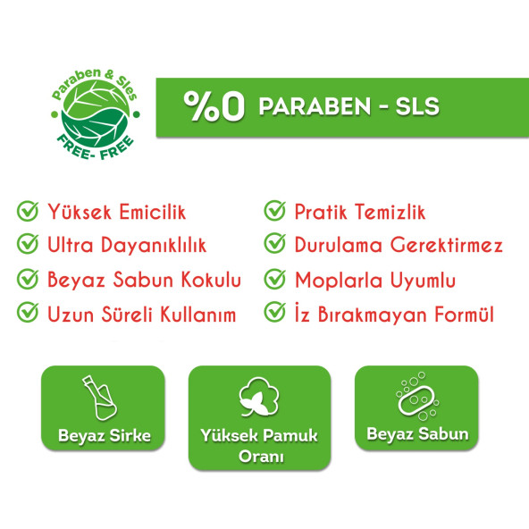 Vebox Easy Wet Wipes Yüzey Temizleme Havlusu 10x100  1000 Yaprak - 3