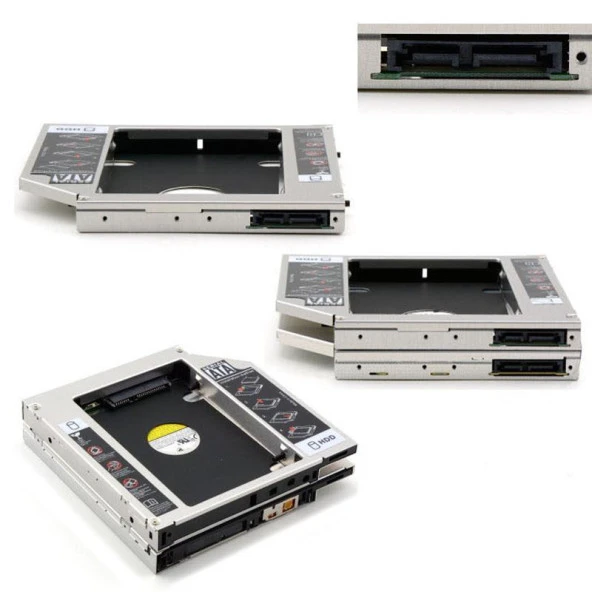 Samsung NP-R580-JT02TR ikinci harddisk takma kızak ssd hdd dvd caddy 12.7mm - 4