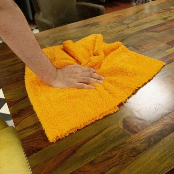 Araba Araç Otomobil Oto Ev Zemin Parke Kurulama Temizleme Mikrofiber Bez Kutulu 4lü Set - 4