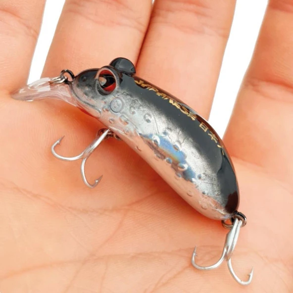 Japanese 10g 5.5cm Chico HG2574 Sahte Kurbağa Yem Gümüş - 2