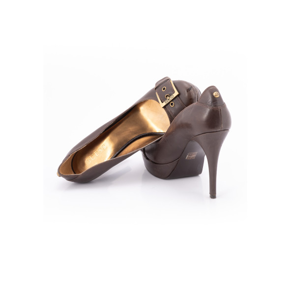 GUESS KAHVERENGİ TOPUKLU STİLETTO KAHVERENGİ AYAKKABI - 3
