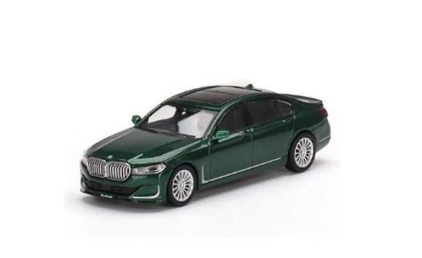 Mini GT 498 BMW Alpina B7 xDrive Alpina Yeşil Metallic 1/64 CHASE Model Araba