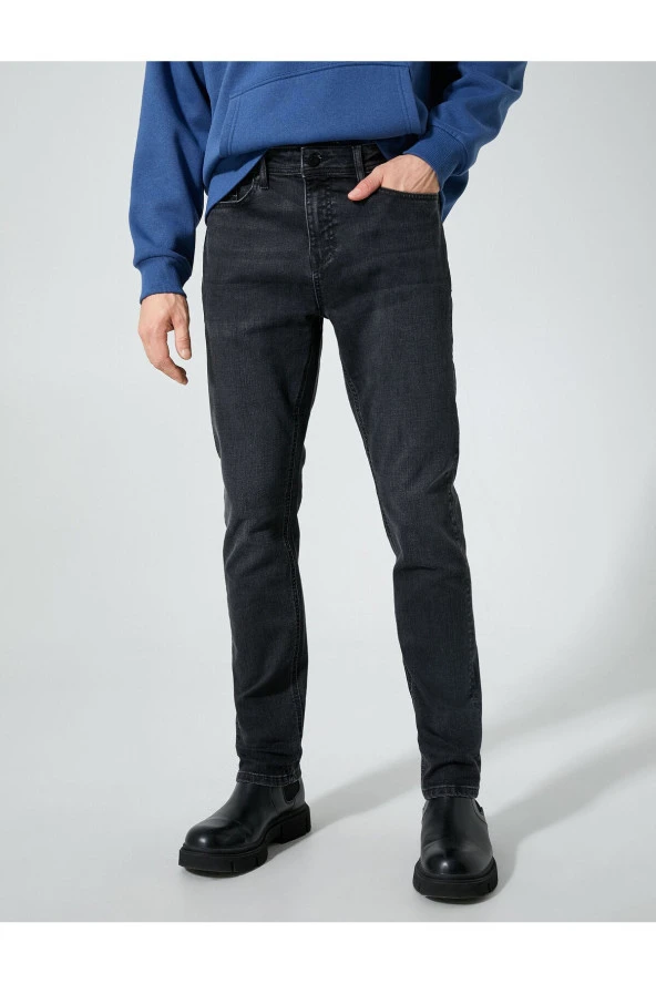 Slim Fit Kot Pantolon - Brad Jean - Resim 3