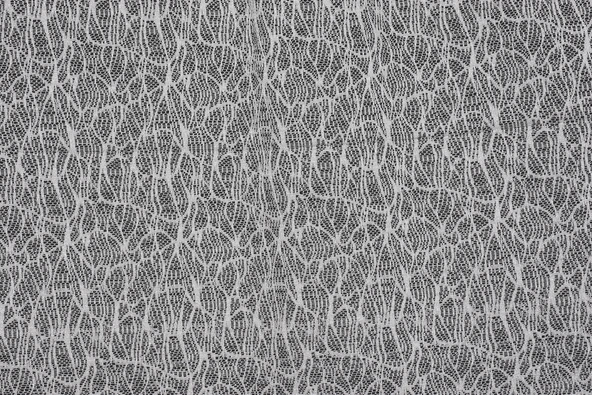 ÖRÜMCEK TÜL KIRIK BEYAZ RENK TEK KANAT Hazır dikilmiş Pileli Fon Perde 300*260 cm - Resim 2