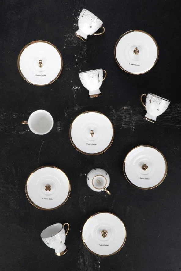 Acar 3 Vakte Kadar 6'lı Kahve Fincan Takımı SYT-22-0098 - 3