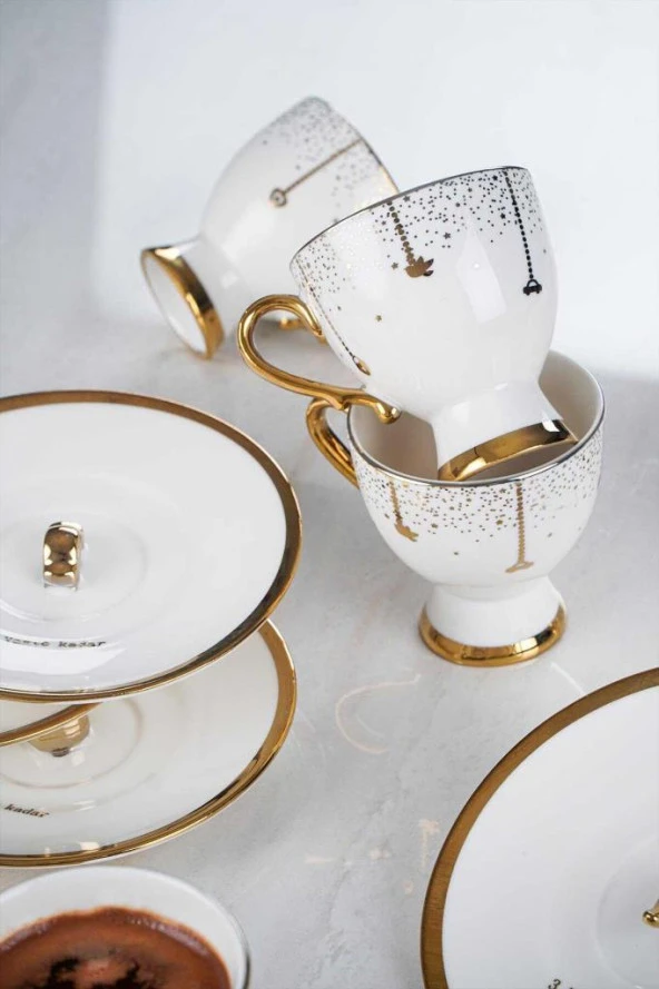 Acar 3 Vakte Kadar 6'lı Kahve Fincan Takımı SYT-22-0098 - 5