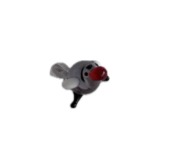 El Yapımı Mini Murano Cam Kuş Biblo A151-07