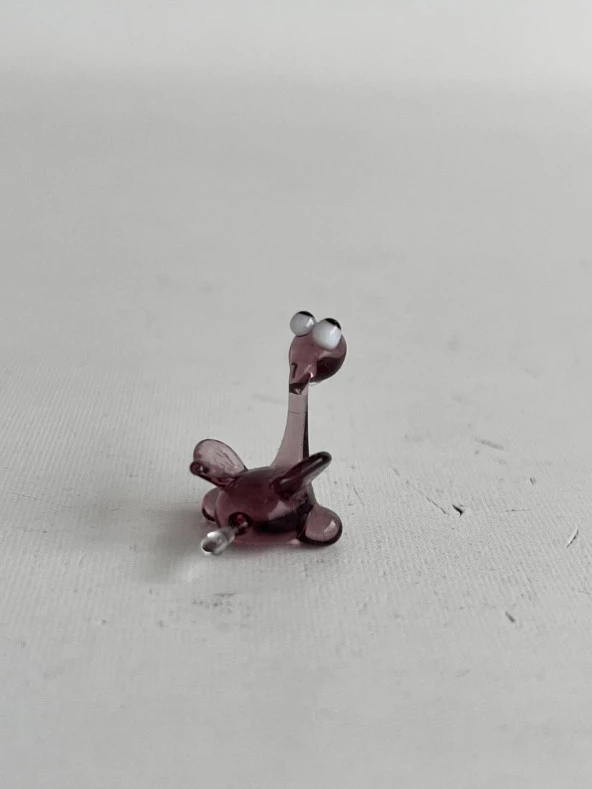 El Yapımı Mini Murano Cam Dinozor Biblo A151-09 - 4