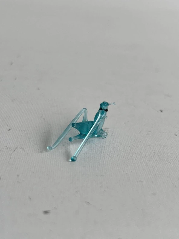 El Yapımı Mini Murano Cam Çekirge Biblo A152-04 - Resim 4