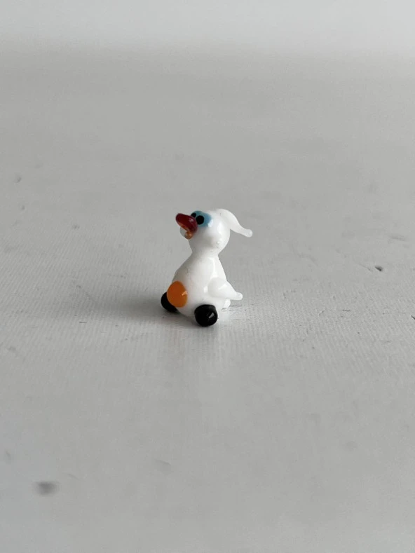 El Yapımı Mini Murano Cam Ördek Biblo A152-07 - Resim 2