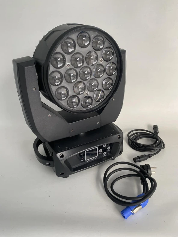 19x15W Rgbw Wash Led Moving Head - Hareketli Sahne Robot Işığı - 8