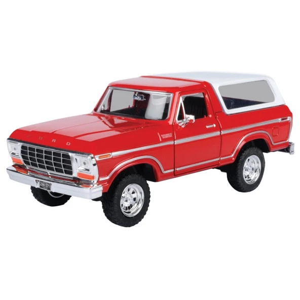 Motormax 1978 Ford Bronco 1/24 Kırmızı Model Araba ürün görseli 1