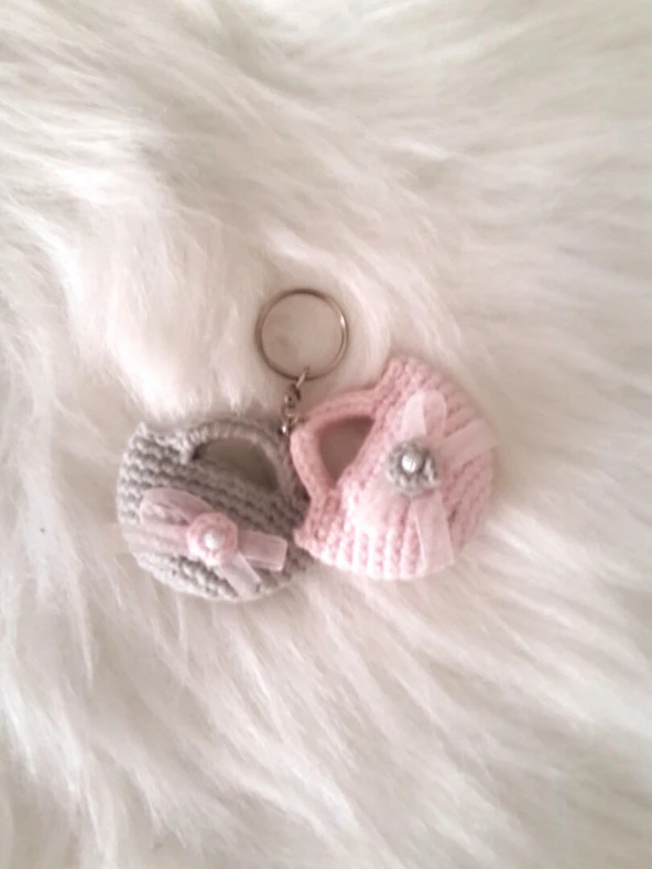Maskot Sevimli Çantalar Amigurumi Organik Anahtarlık Oyuncak - 1