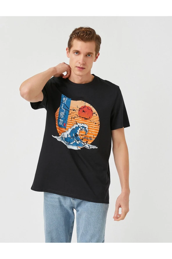 Japon Baskılı Tişört - Resim 2