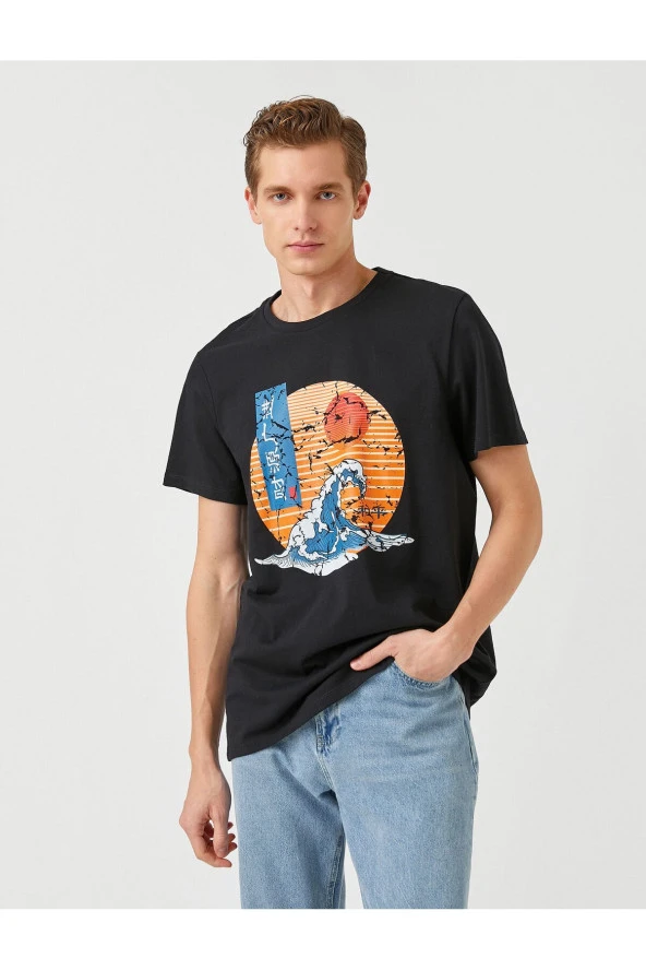 Japon Baskılı Tişört - Resim 3