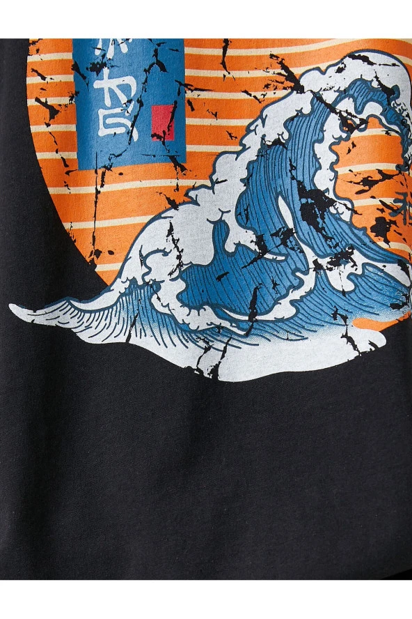 Japon Baskılı Tişört - Resim 6