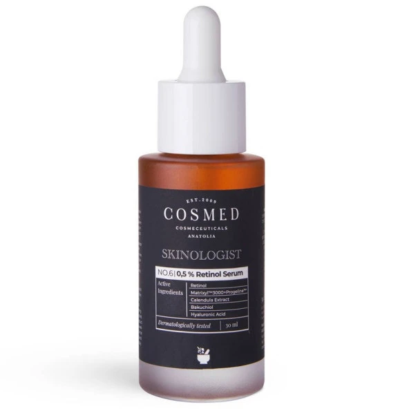 Cosmed Skinologist %0.5 Retinol ve Peptit İçeren Yenileyici Serum 30 ml